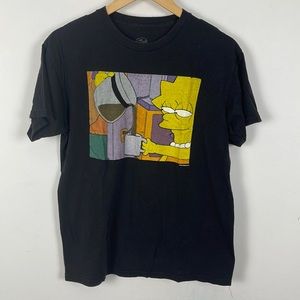The Simpsons Lisa with Coffee Graphic Tee - M